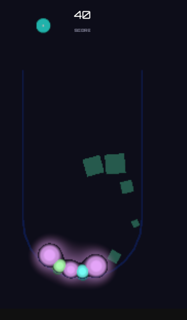 Early VFX iteration with single-layer particles and visible rendering artifacts